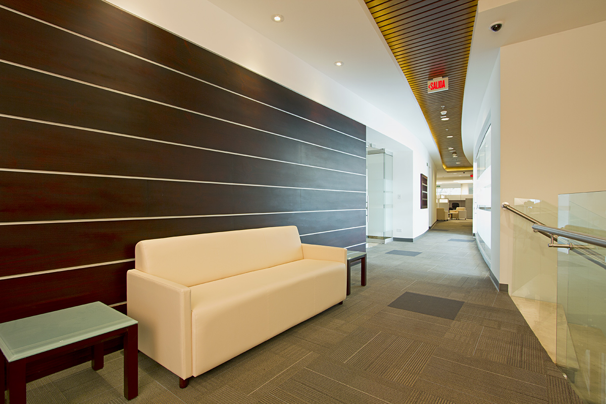 Vista del área de trabajo de Oficinas BID