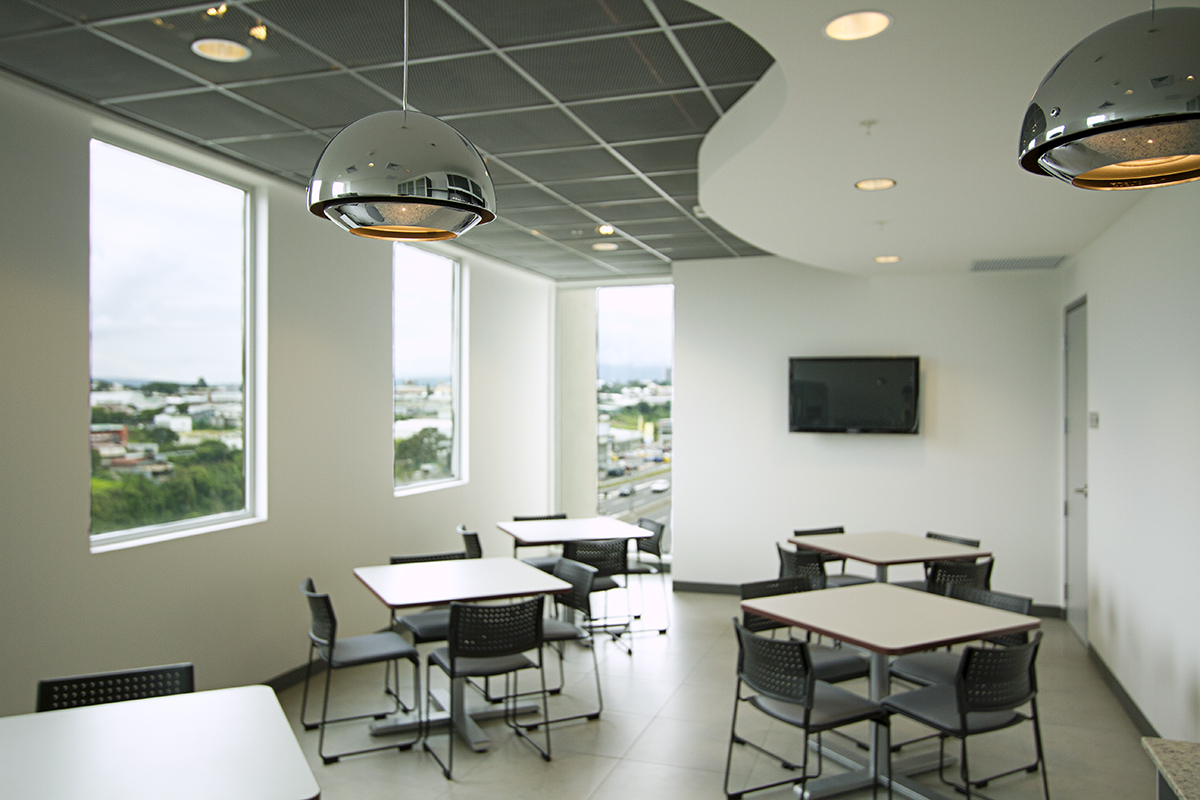 Vista del área de trabajo de Oficinas BID